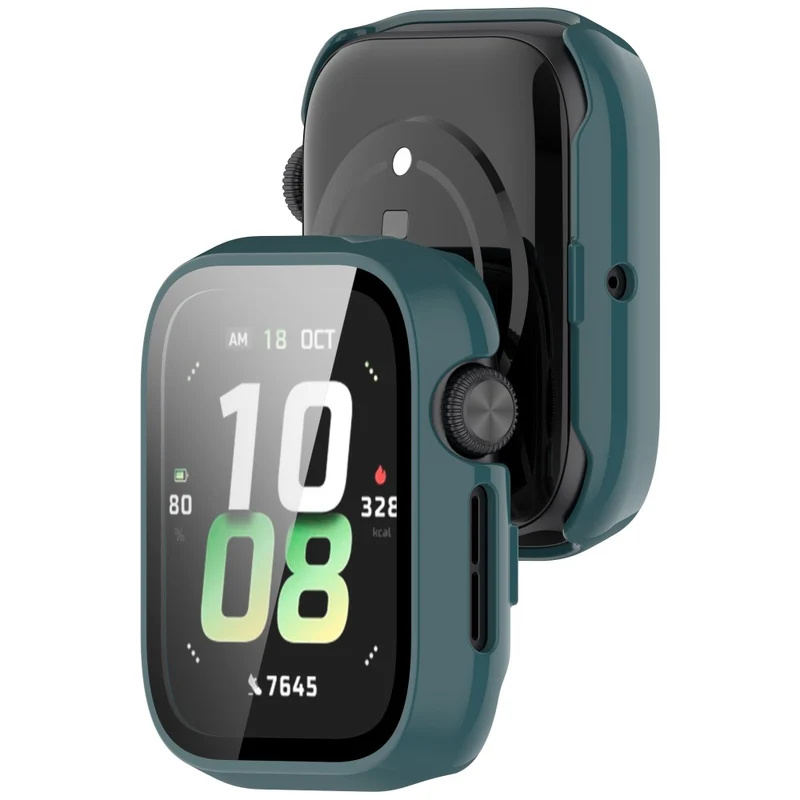 Bequem Honor Watch 5 Hülle mit Displayschutz in Glas und Silikon