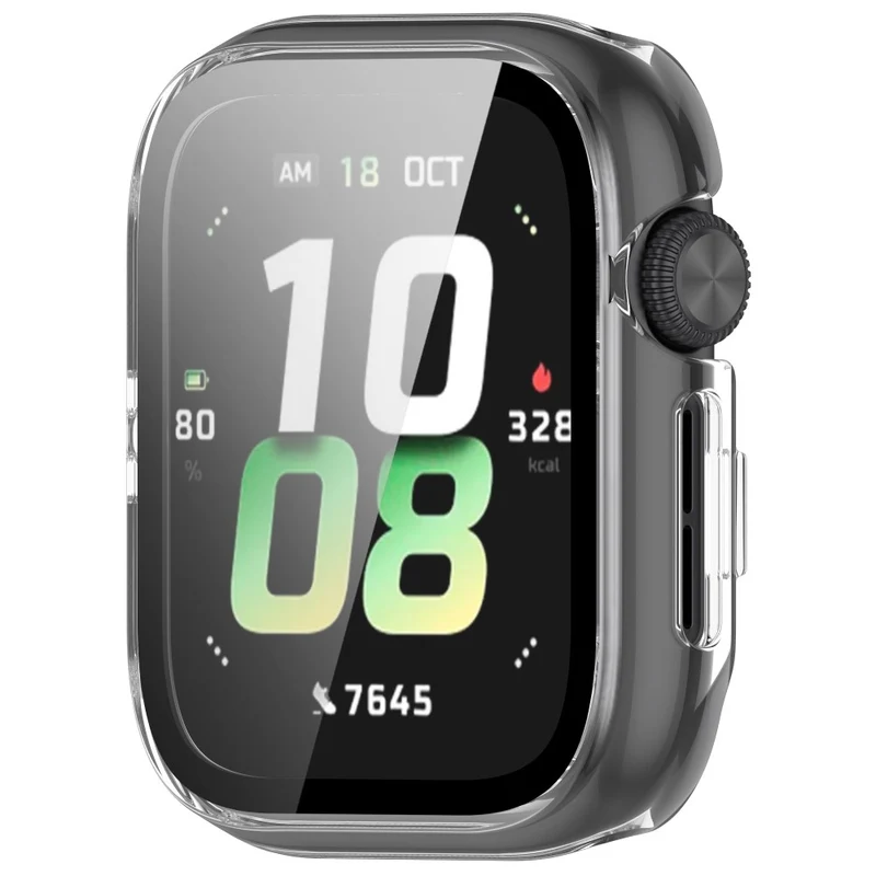 Bequem Honor Watch 5 Hülle mit Displayschutz in Glas und Silikon