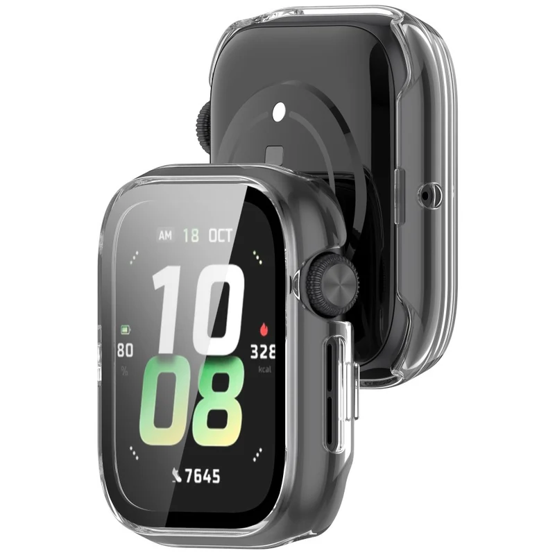 Bequem Honor Watch 5 Hülle mit Displayschutz in Glas und Silikon
