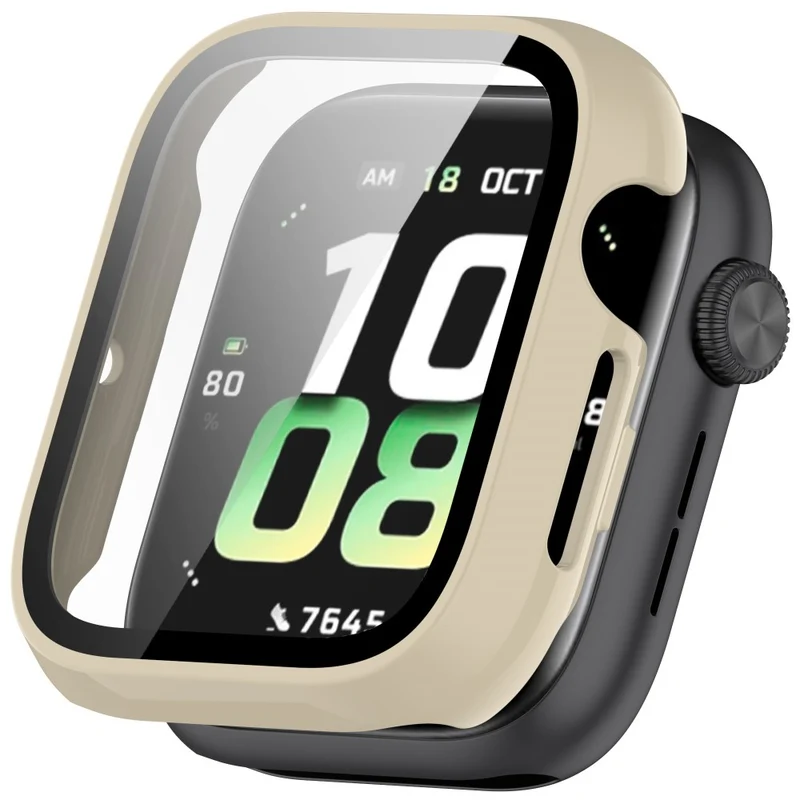 Bequem Honor Watch 5 Hülle mit Displayschutz in Glas und Silikon