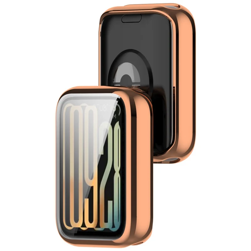 Bequem Xiaomi Smart Band 9 Pro Hülle mit Displayschutz in Silikon