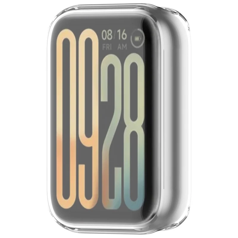 Bequem Xiaomi Smart Band 9 Pro Hülle mit Displayschutz in Silikon