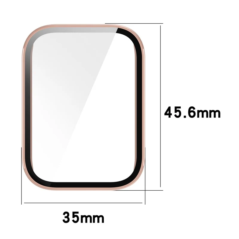 Mega Modisch Xiaomi Smart Band 9 Pro Hülle mit Displayschutz in Glas und Silikon