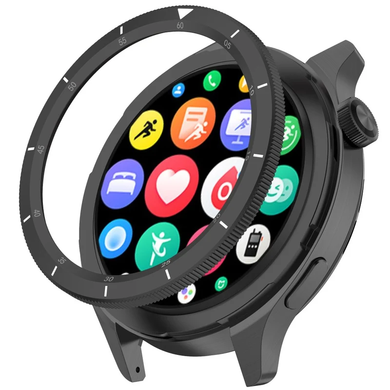 Auffallend Modisch Xiaomi Watch S3 Hülle mit Displayschutz in Metall