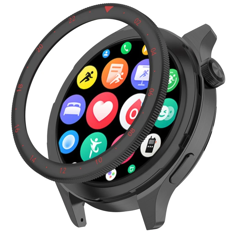 Auffallend Modisch Xiaomi Watch S3 Hülle mit Displayschutz in Metall