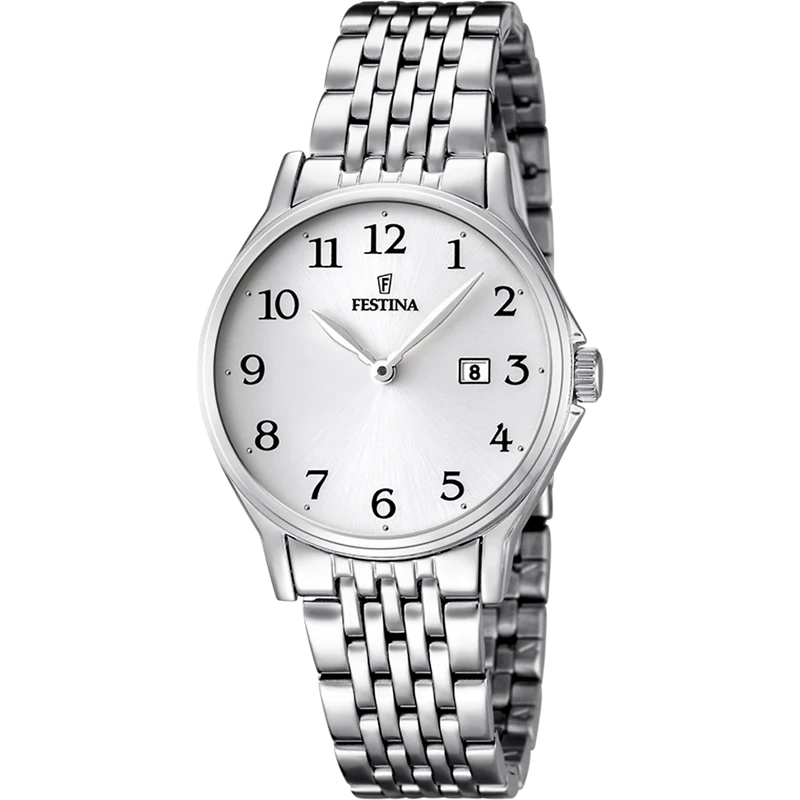 Festina Classics F16748/1 Damenuhr Weiß • Mineralglas • Japanisches Quarzwerk