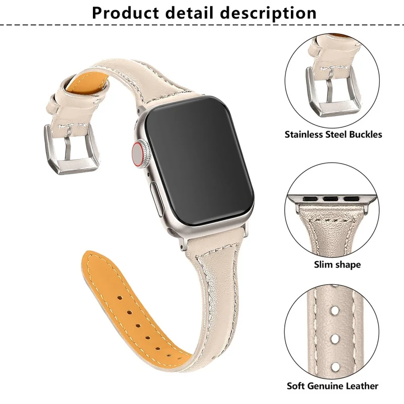 Wirklich Schick Apple Smartwatch Echtes Leder Universell Armband