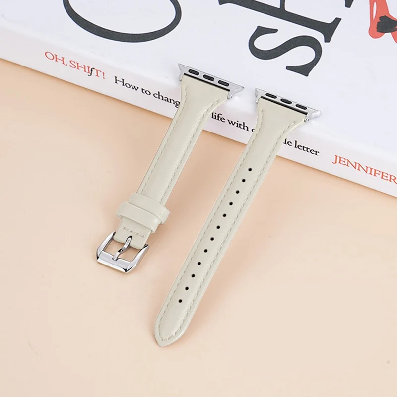 Super Süß Apple Smartwatch Echtes Leder Universell Armband
