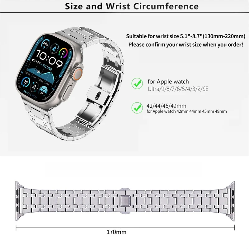Wirklich Schick Apple Smartwatch Metall Universell Armband