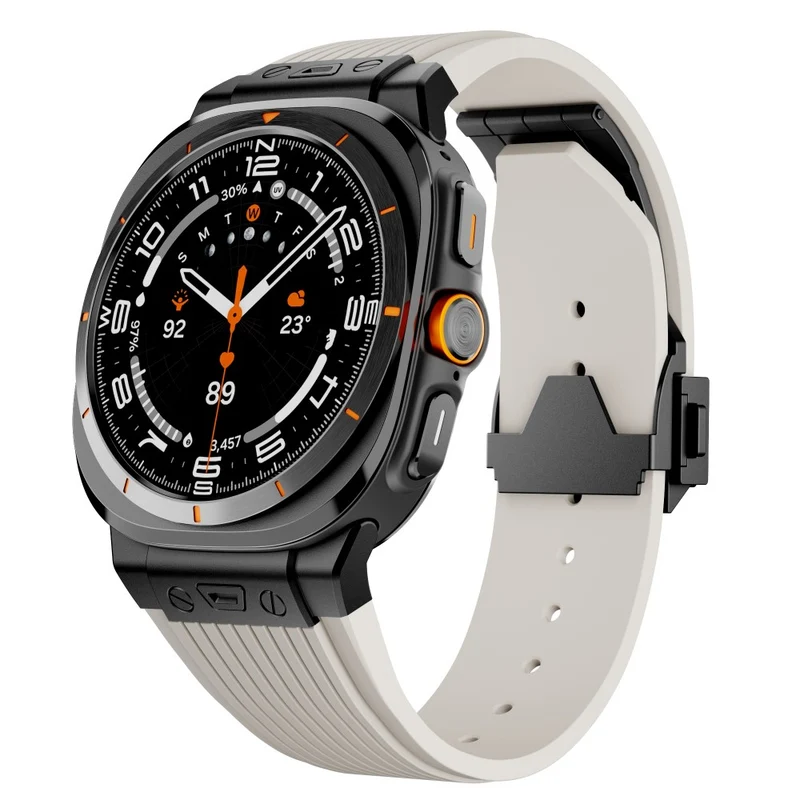 Super Bequem Samsung Galaxy Watch Ultra 47mm Silikon Armband