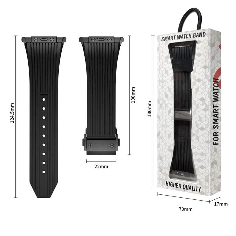 Super Bequem Samsung Galaxy Watch Ultra 47mm Silikon Armband