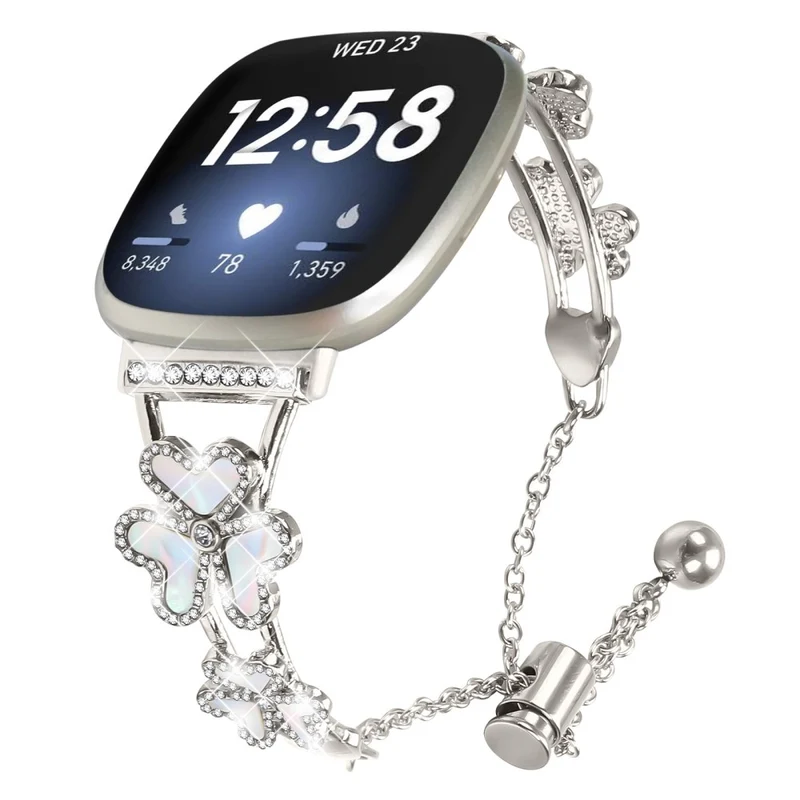Mega Zuverlässig Fitbit Versa 4 / Fitbit Sense 2 Metall Universell Armband