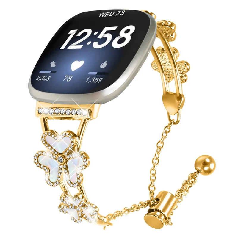 Mega Zuverlässig Fitbit Versa 4 / Fitbit Sense 2 Metall Universell Armband