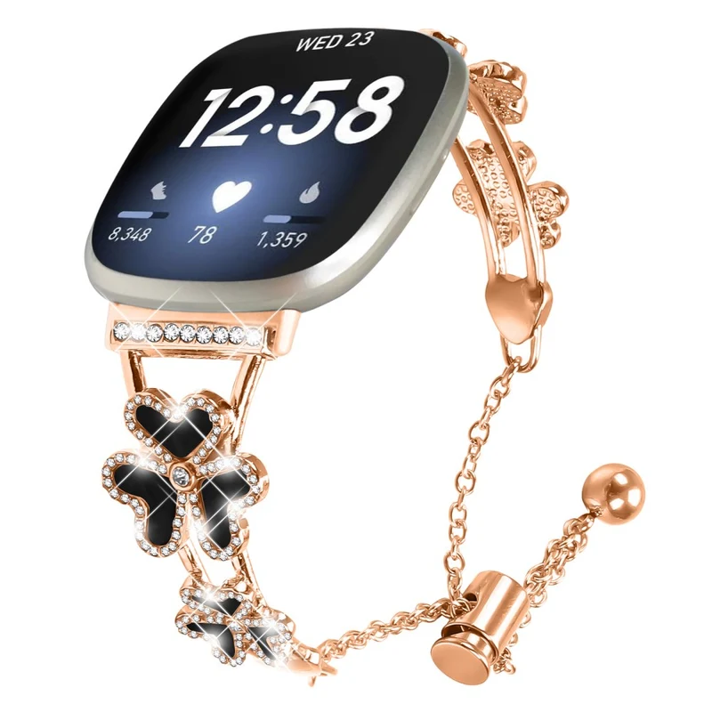 Mega Zuverlässig Fitbit Versa 4 / Fitbit Sense 2 Metall Universell Armband