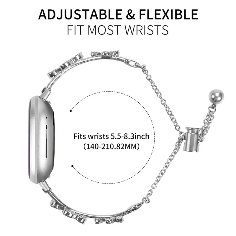 Ausgezeichnet Fitbit Versa 4 / Fitbit Sense 2 Metall Universell Armband