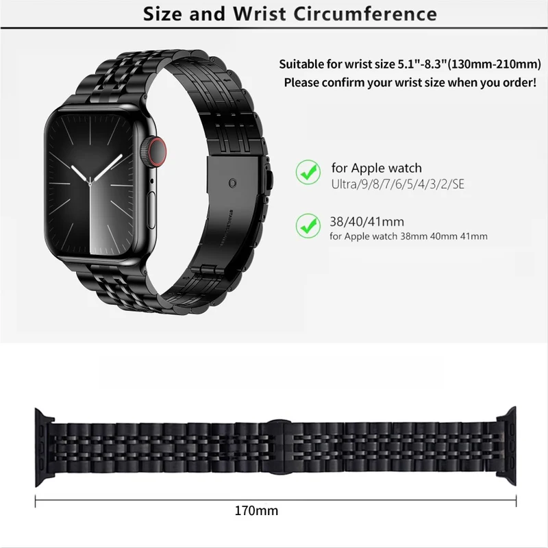 Absolut Gut Apple Smartwatch Metall Universell Armband