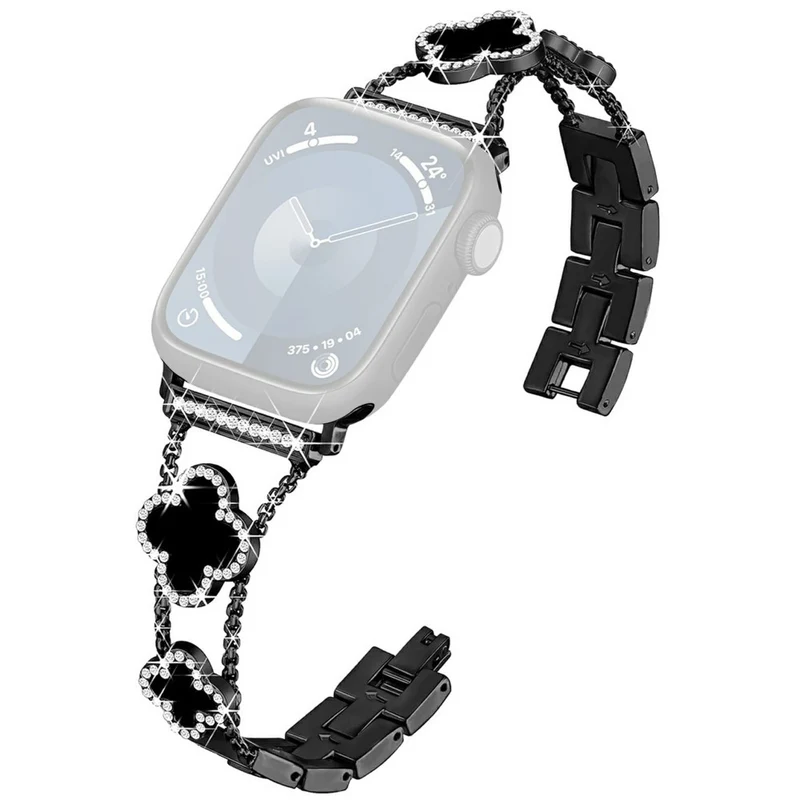 Bemerkenswert Reizvoll Apple Smartwatch Metall Und Strass Universell Armband