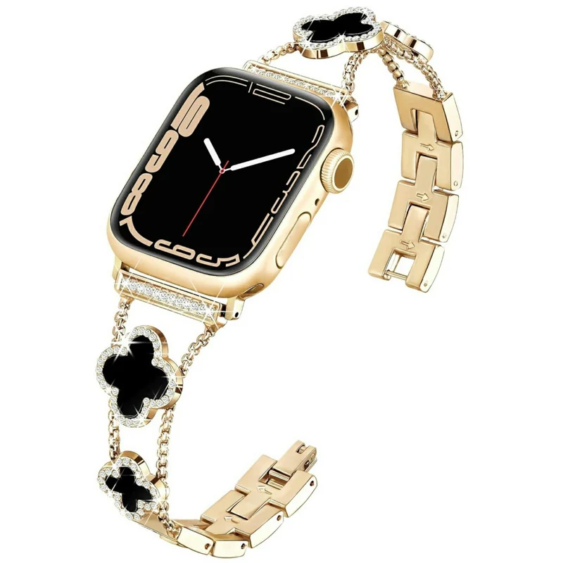 Bemerkenswert Reizvoll Apple Smartwatch Metall Und Strass Universell Armband
