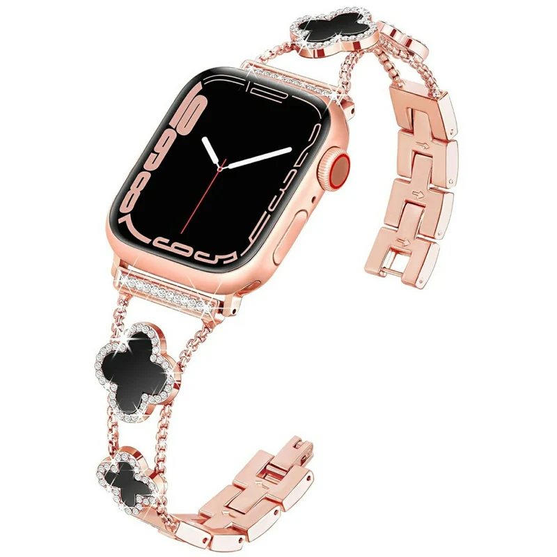 Bemerkenswert Reizvoll Apple Smartwatch Metall Und Strass Universell Armband