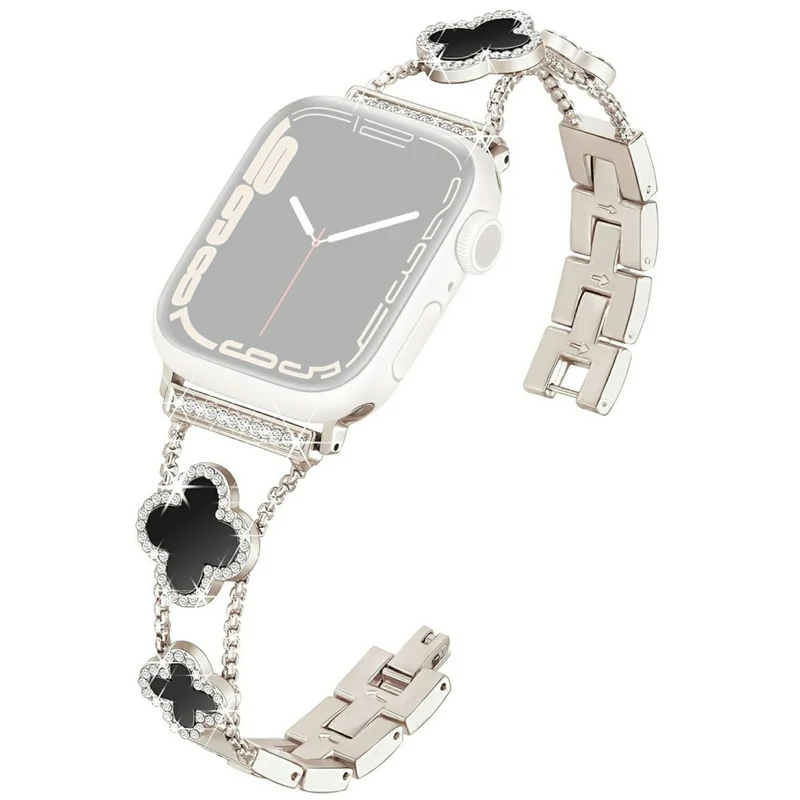 Bemerkenswert Reizvoll Apple Smartwatch Metall Und Strass Universell Armband