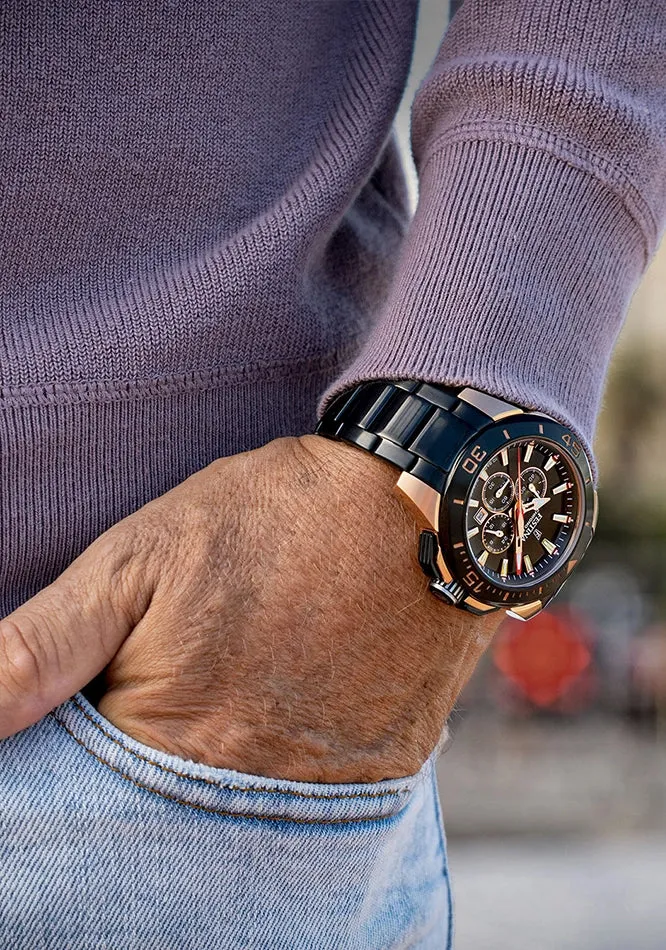Festina Chrono Bike F20354/1 Herren Chronograph Roségold • Zyklopisches Fahrrad-Design • Mineralglas