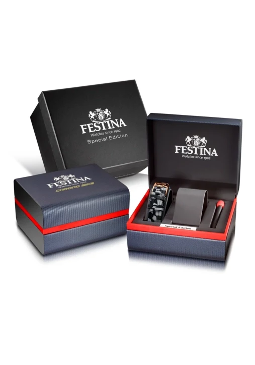Festina Chrono Bike F20354/1 Herren Chronograph Roségold • Zyklopisches Fahrrad-Design • Mineralglas