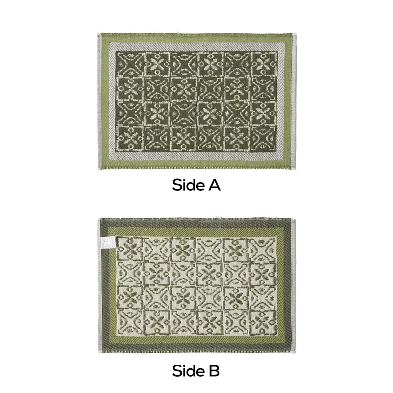 Wendbarer Jacquard-Schal mit ornamentaler Webstruktur