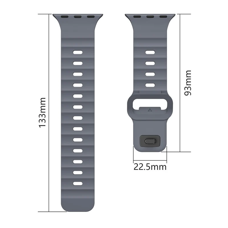 Mega Bequem Apple Smartwatch Silikon Universell Armband