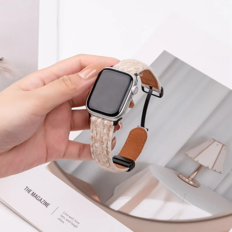 Super Fantastisch Apple Smartwatch Echtes Leder Universell Armband