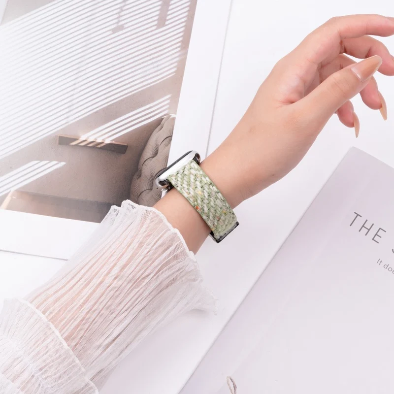Wirklich Schön Apple Smartwatch Echtes Leder Universell Armband