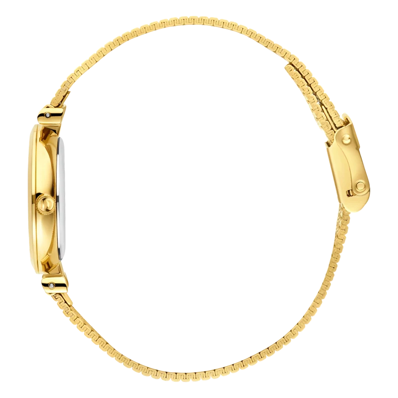 Danish Design Ava IV88Q1301 Damenuhr Goldfarben • Minimalistisches Zifferblatt • Edelstahlarmband