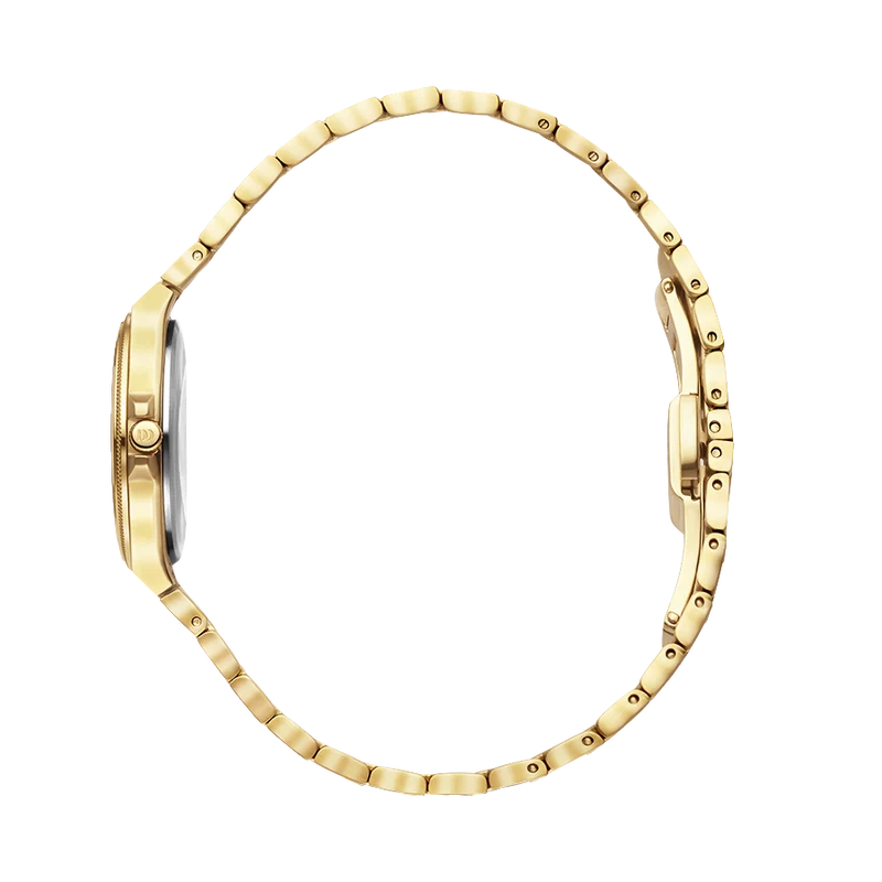 Danish Design Tidløs IV84Q1303 Damenuhr Gold • Saphirglas • 5 ATM Wasserdicht