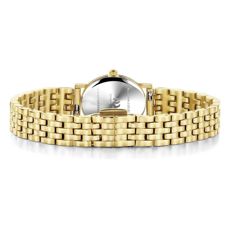 Danish Design Eloise IV96Q1310 Damenuhr Gold • Ovales Gehäuse • Schnellwechselarmband