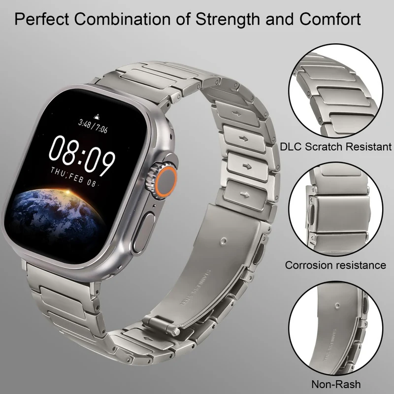 Mega Schön Apple Smartwatch Metall Universell Armband