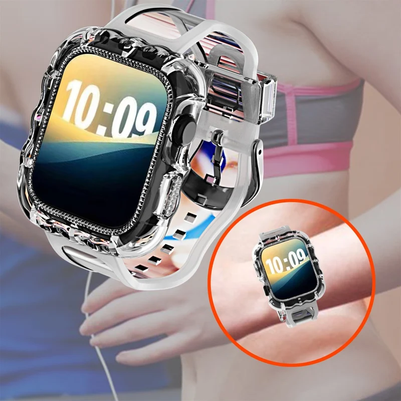 Bequem Apple Watch Series 10 46mm Silikon Armband