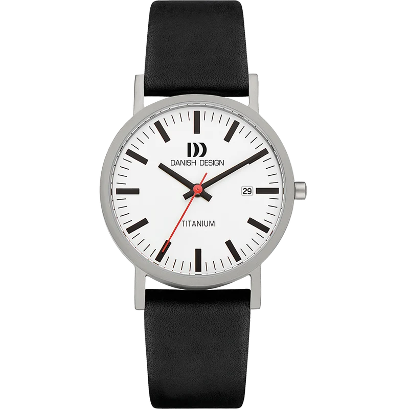 Danish Design Gløbe IQ24Q199 Rhine Medium Herrenuhr • Titangehäuse • Mineralglas