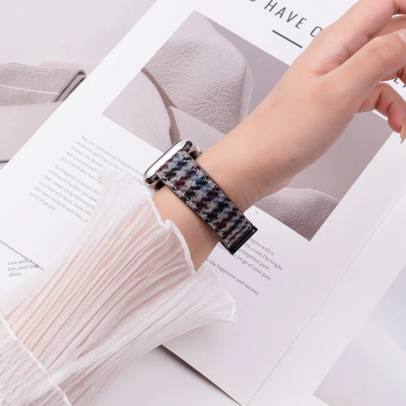 Klassisch Apple Smartwatch Echtes Leder Universell Armband