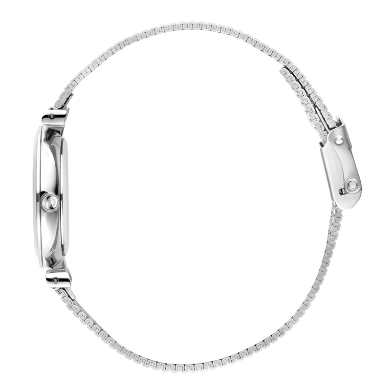 Danish Design Pure IV82Q1301 Ava Damen Armbanduhr Silber • Mineralglas • Minimalistisches Design