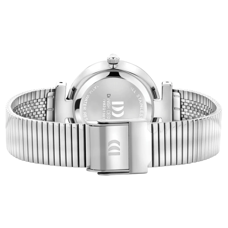 Danish Design Pure IV82Q1301 Ava Damen Armbanduhr Silber • Mineralglas • Minimalistisches Design