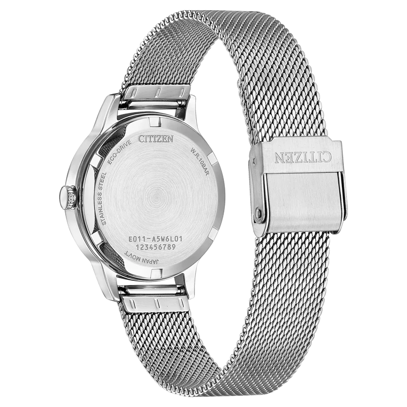 Citizen EW2621-75A Damenuhr Eco-Drive • Milanaise-Armband • 10 bar Wasserdicht