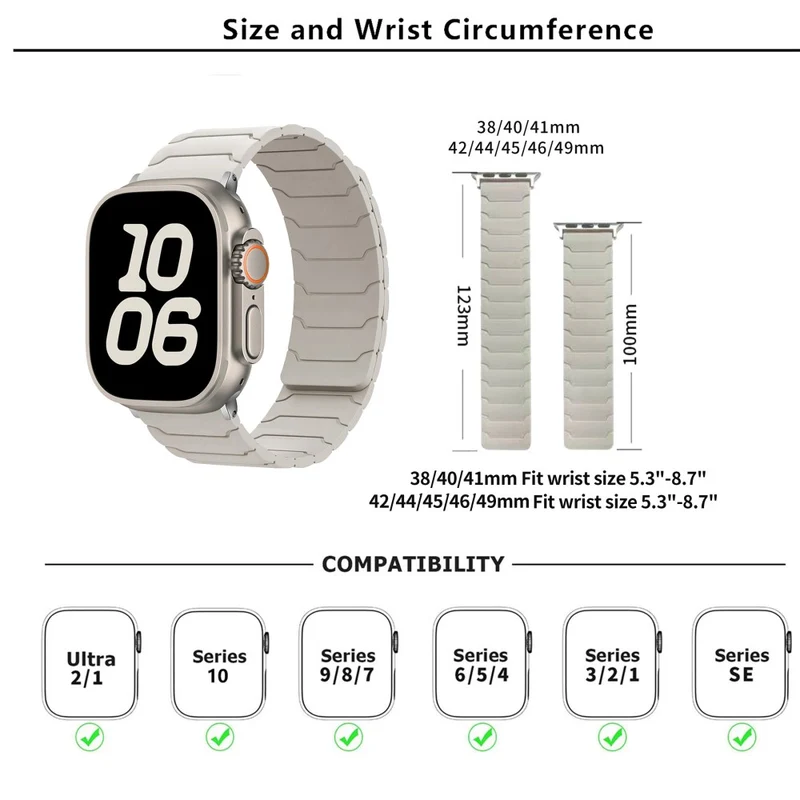 Weich Apple Smartwatch Silikon Universell Armband