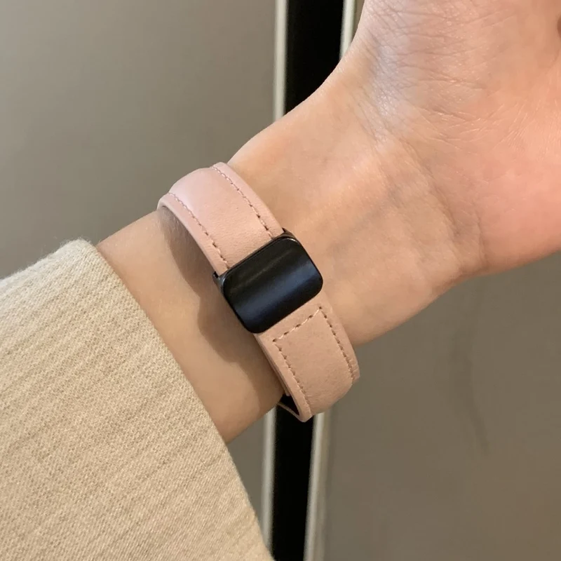 Mega Bequem Apple Smartwatch Kunstleder Universell Armband