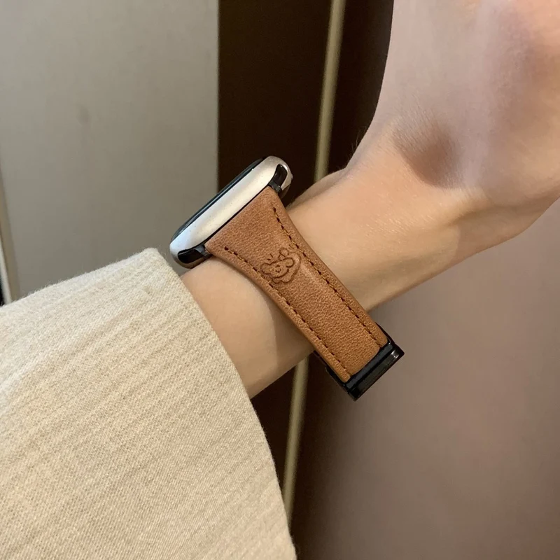 Mega Bequem Apple Smartwatch Kunstleder Universell Armband