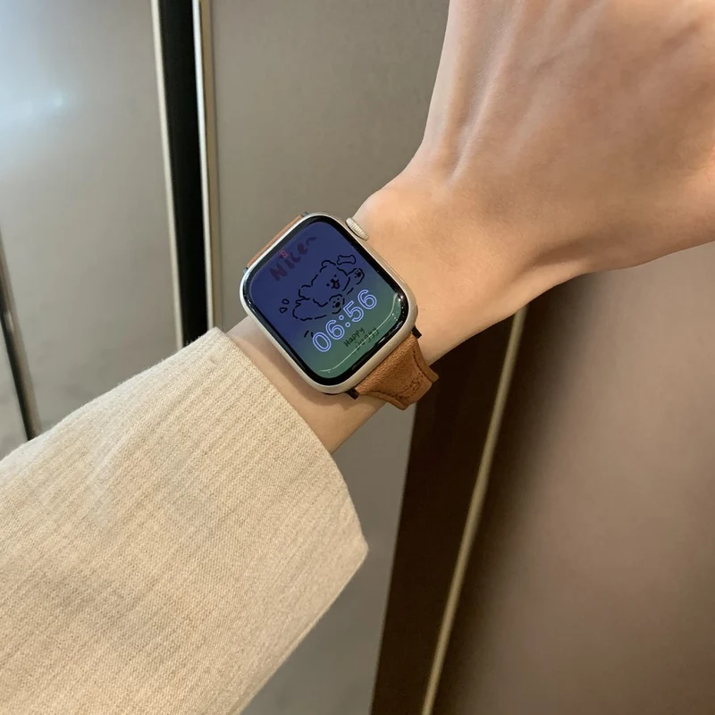 Mega Bequem Apple Smartwatch Kunstleder Universell Armband