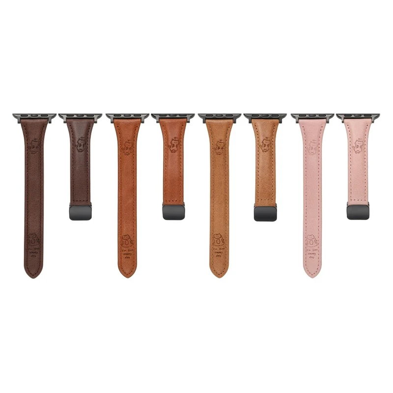 Haltbar Apple Smartwatch Kunstleder Universell Armband