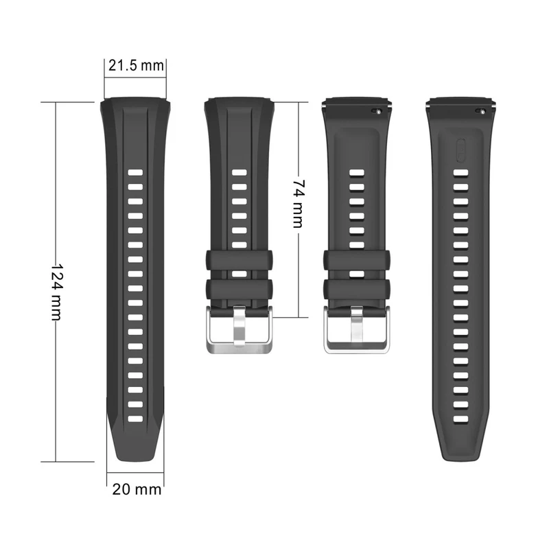 Super Angenehm Huawei Watch GT 5 Pro 46mm Silikon Armband