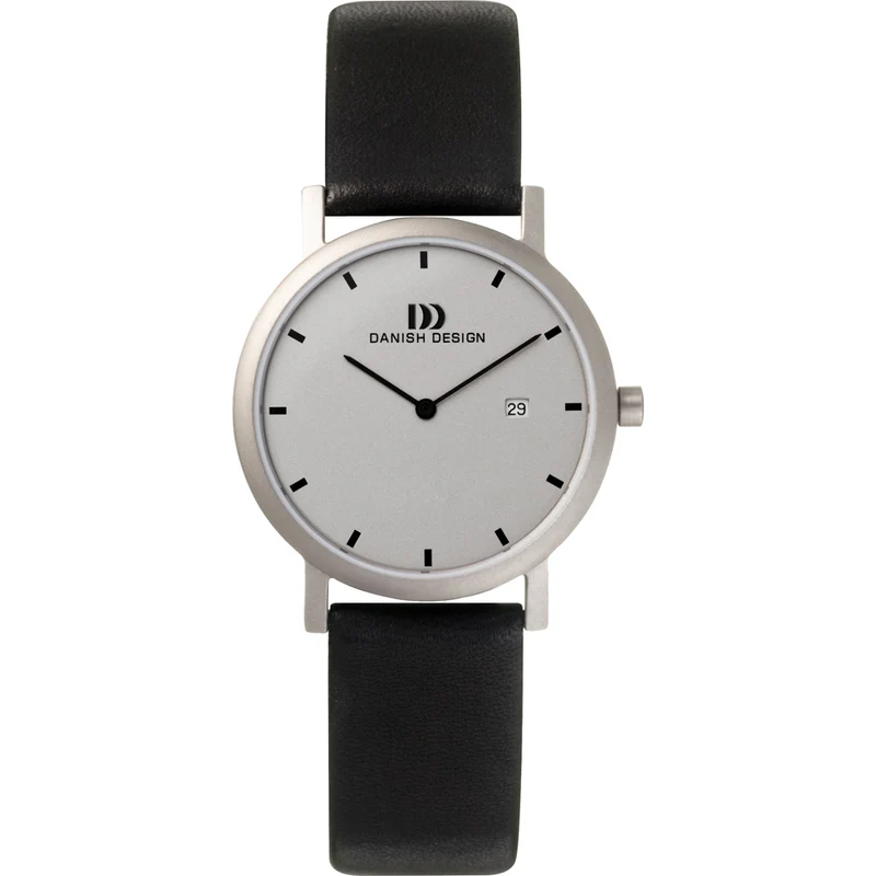 Danish Design Elbe IV19Q272 Damen Armbanduhr Grau • Titan-Gehäuse • Mineralglas
