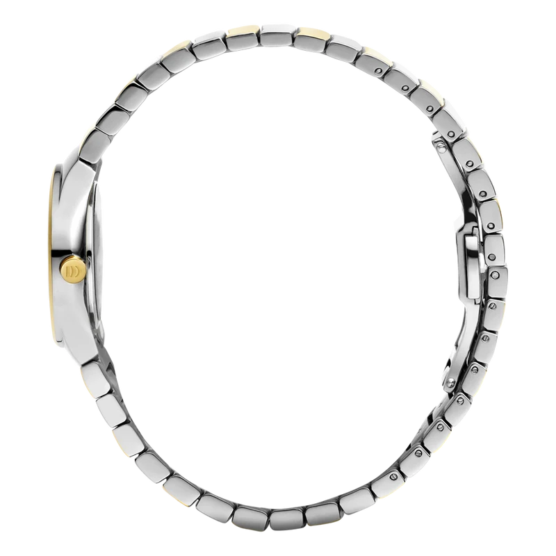 Danish Design Jolie IV65Q1293 Damenuhr Bicolor • Mineralglas • Schmuckarmband