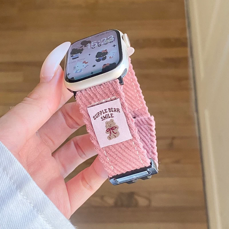 Mega Süß Apple Smartwatch Filz Universell Armband