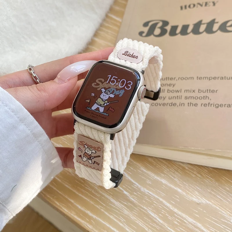 Mega Süß Apple Smartwatch Filz Universell Armband